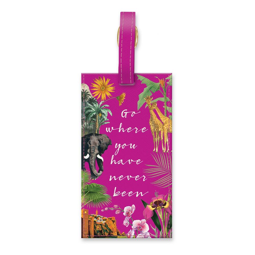 Vegan Leather Luggage Tag | African Globetrotter